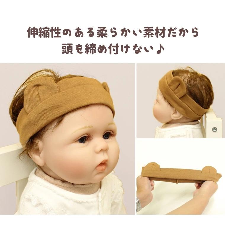 ベビー 赤ちゃん ヘッドバンド ヘアバンド くま 男の子 女の子 お出かけ 柔らかい 中古 9f02 イベント 撮影 かわいい
