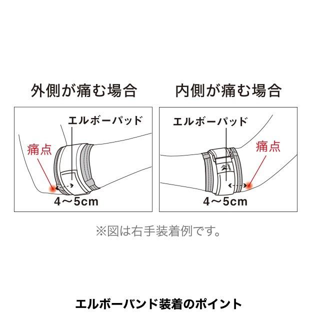 ザムスト エルボーバンド 肘 サポーター ZAMST テニス肘 ゴルフ テニス ひじ｜zamst｜08