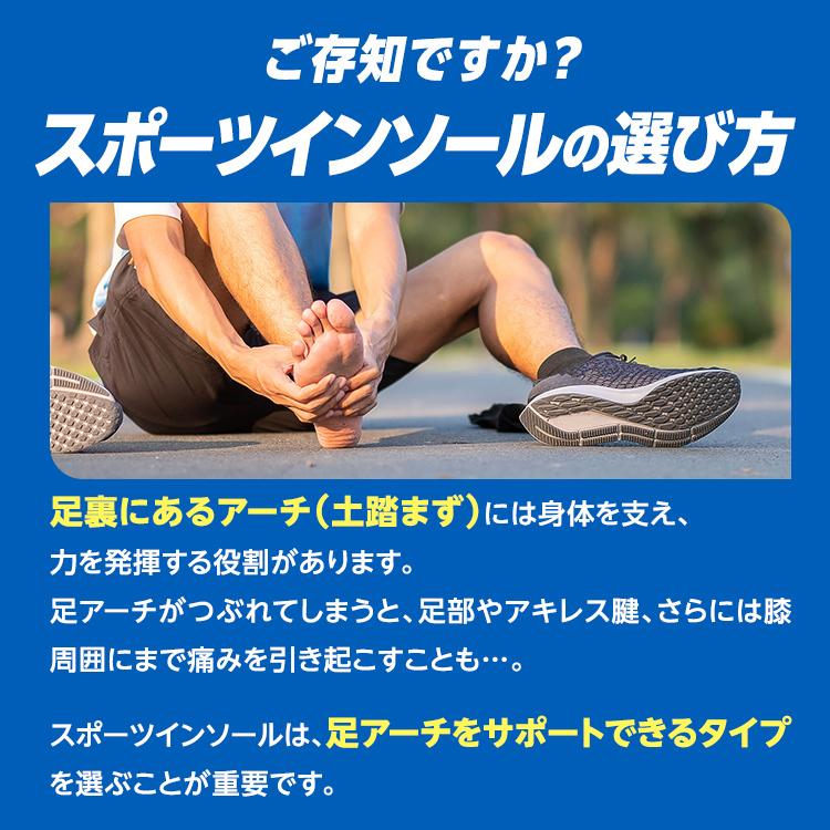 インソール スポーツ 返品交換無料 衝撃吸収 中敷き 負担軽減 ランニング バレーボール かかと 足底筋膜 土踏まず シューズ ザムスト Footcraft STANDARD |  | 04