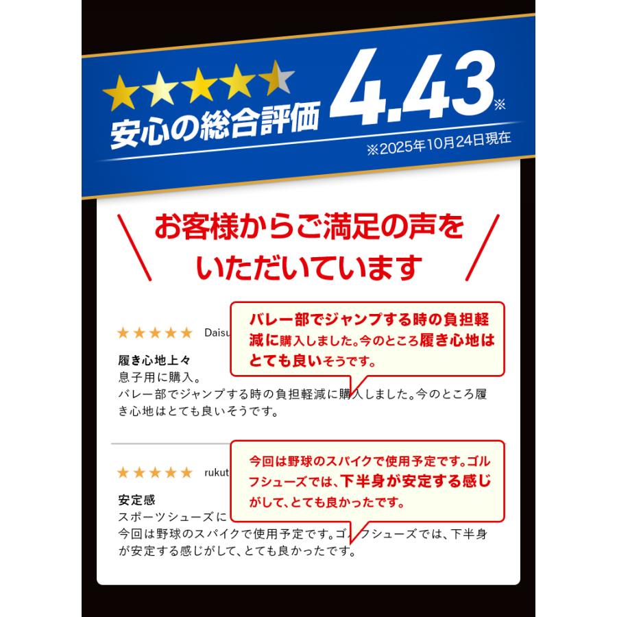 インソール スポーツ 返品交換無料 衝撃吸収 中敷き クッション 負担軽減 ランニング バレーボール かかと 足底筋膜 靴 ザムスト Footcraft CUSHION+ |  | 05