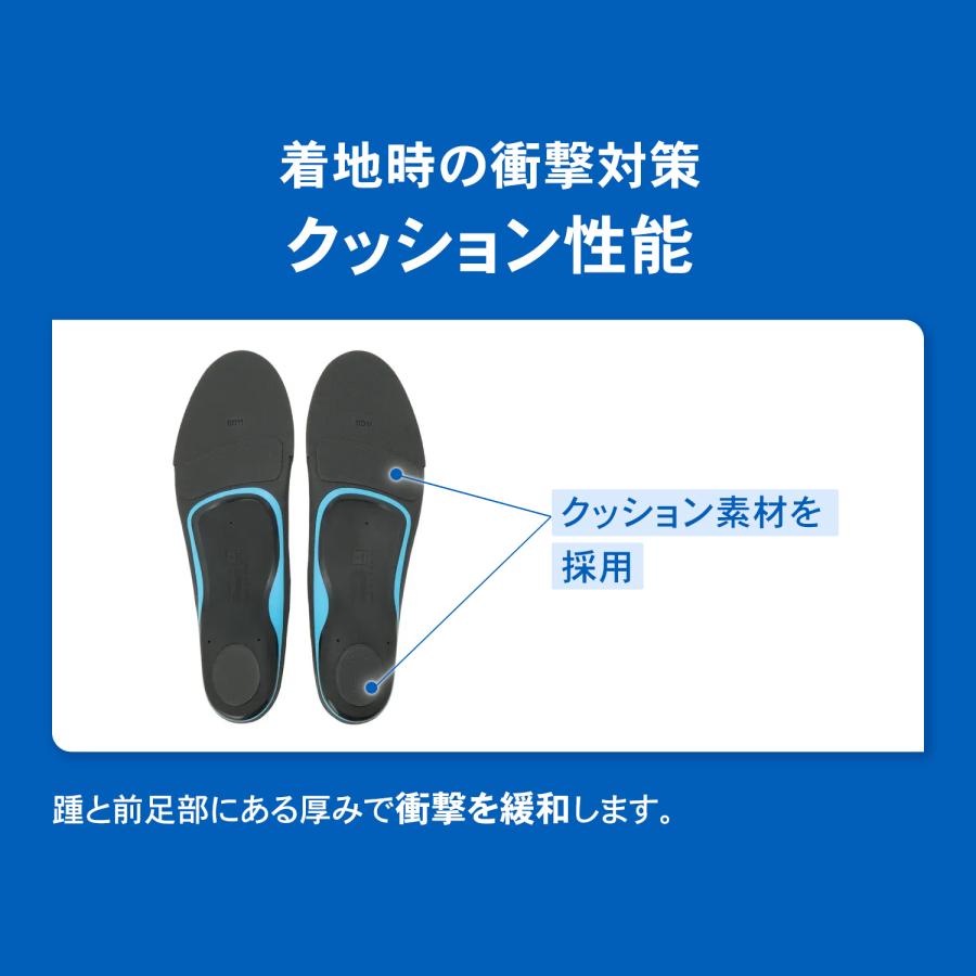 インソール サッカー 返品交換無料 スパイク 衝撃吸収 中敷き フットボール 足裏 グリップ アーチ 土踏まず 足底筋膜 ザムスト Footcraft FOOTBALL STYLE | ザムスト | 10