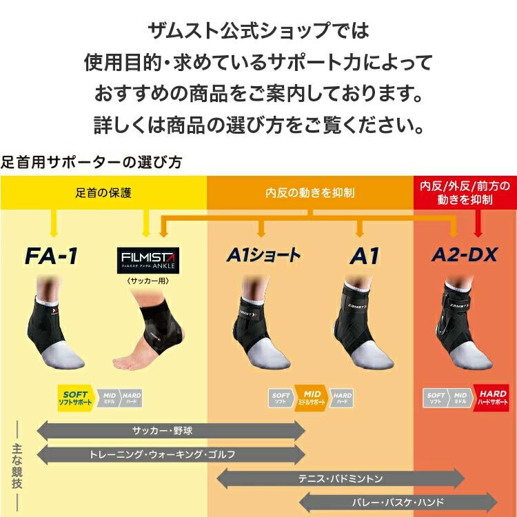 ザムスト 足首サポーター 薄手 シームレス スポーツ用 日常 圧迫 軽量 