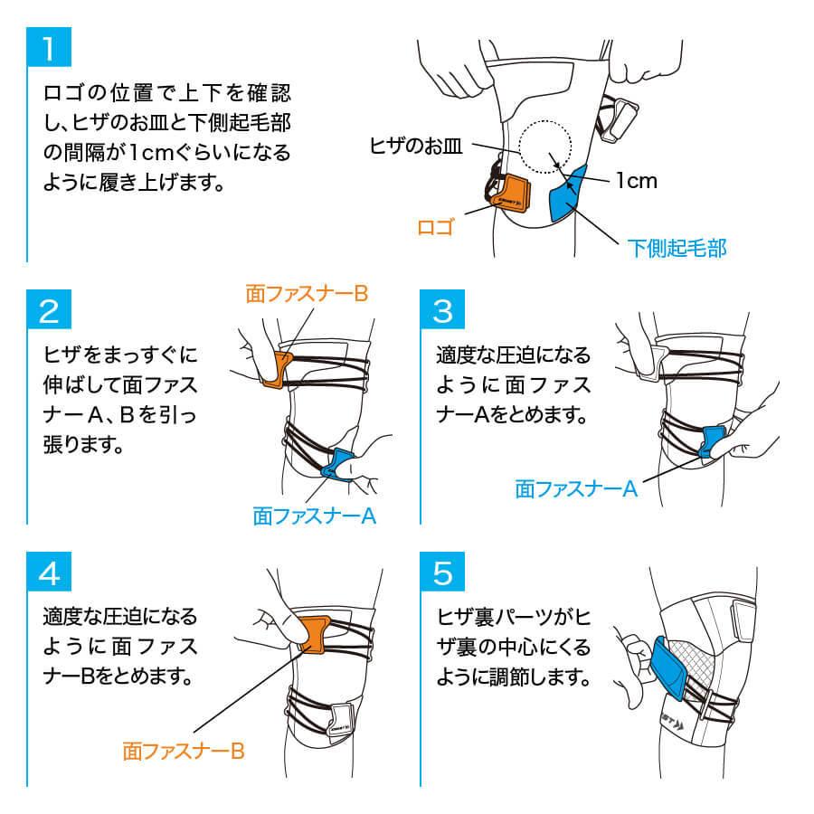 ザムスト RK-1 Plus 膝サポーター ZAMST サポーター 膝用 膝 ひざ用 ランニング マラソン 左右別｜zamst｜08