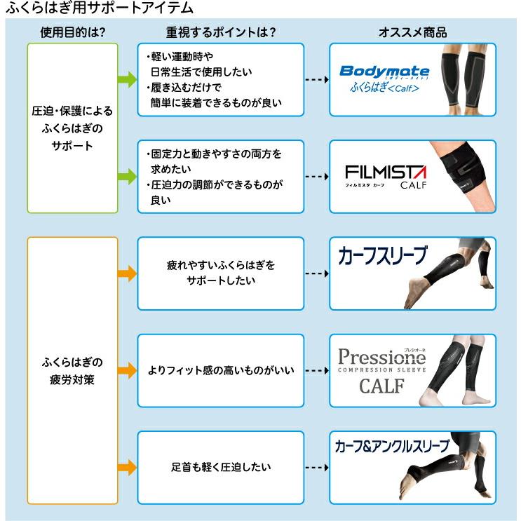 ザムスト カーフスリーブ 両足入り ふくらはぎ ZAMST サポーター 着圧サポーター コンプレッション 弾性ストッキング ランニング マラソン | ザムスト | 19