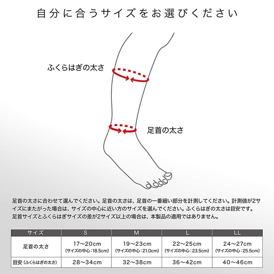 ザムスト カーフ&アンクルスリーブ 両足入り ふくらはぎ ZAMST カーフ ゲイター コンプレッション 黒 ブラック｜zamst｜08