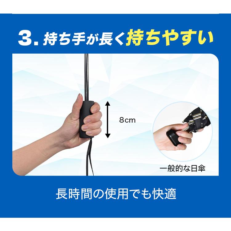 日傘 暑さ対策 熱中症 対策 日焼け 対策 UV99.9%以上カット UPF50+ 遮熱 遮光 スポーツ観戦 屋外観戦 ザムスト WIDE SUNSHADERの画像