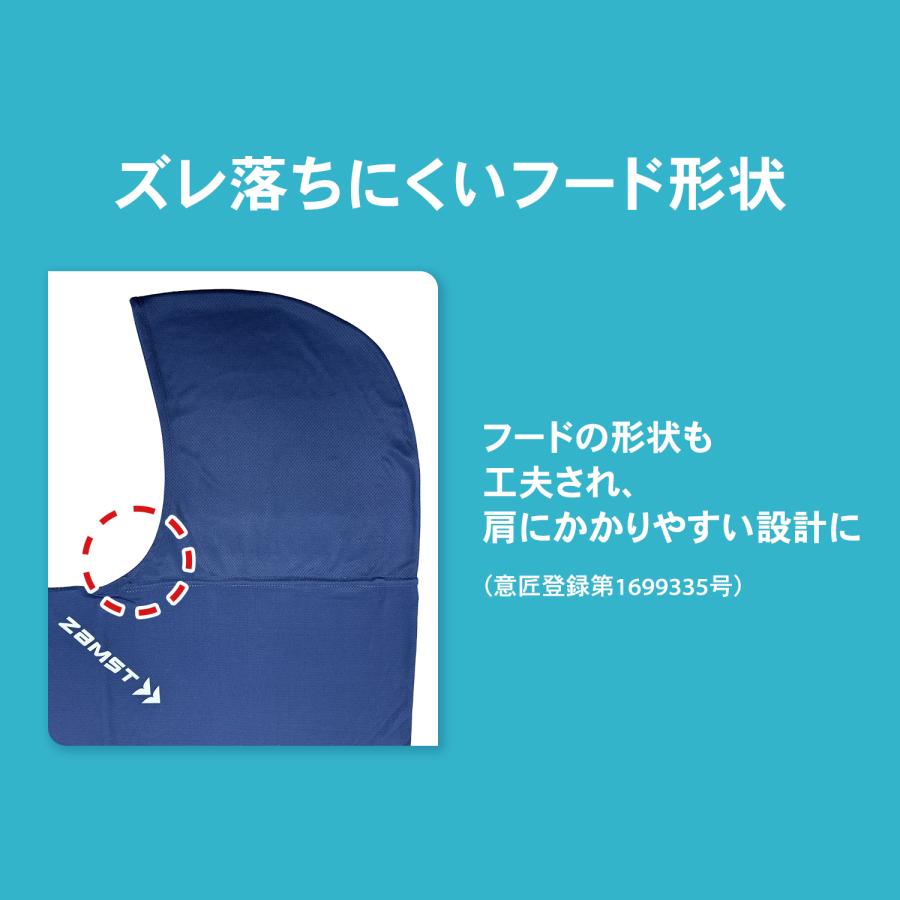 【新品】ZAMST ザムスト冷感ポンチョ 2枚セット　暑さ対策熱中症スポーツ観戦 ザムスト 冷感ポンチョ 暑さ対策 熱中症 対策 UV99%カット スポーツ