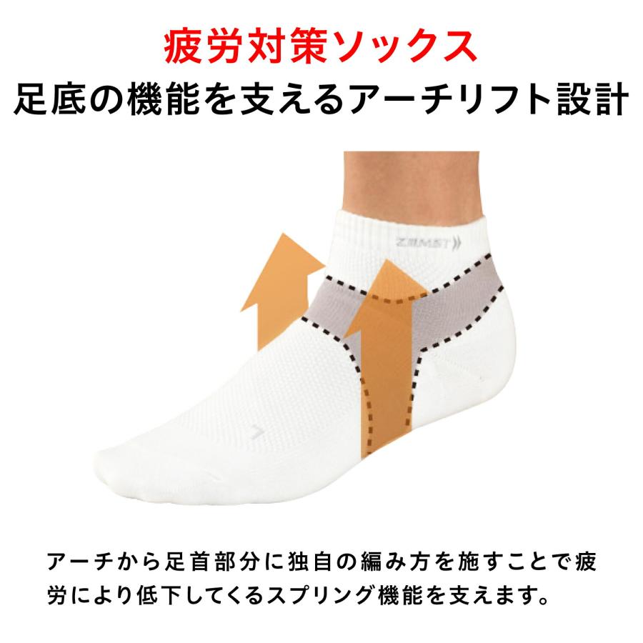 ザムスト AS-1 5本指 ZAMST ソックス 黒 青 白 グレー アーチ つちふ  