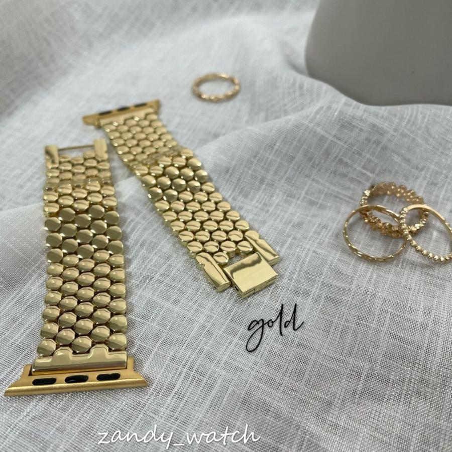 アップルウォッチ バンド 蜂の巣チェーン ベルト メタル Apple Watch series 8 7 SE 6 5 4 3 2 1 可愛い レディース 38mm 40mm 41mm 42mm 44mm 45mm おしゃれ |  | 03