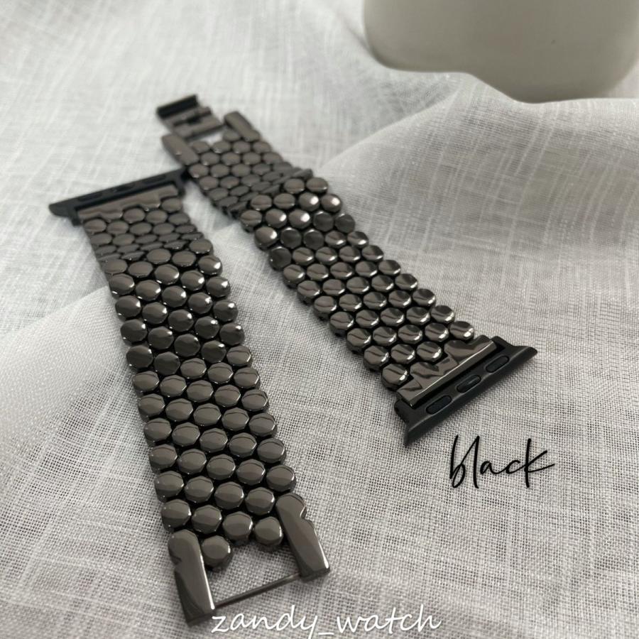 アップルウォッチ バンド 蜂の巣チェーン ベルト メタル Apple Watch series 8 7 SE 6 5 4 3 2 1 可愛い レディース 38mm 40mm 41mm 42mm 44mm 45mm おしゃれ |  | 04
