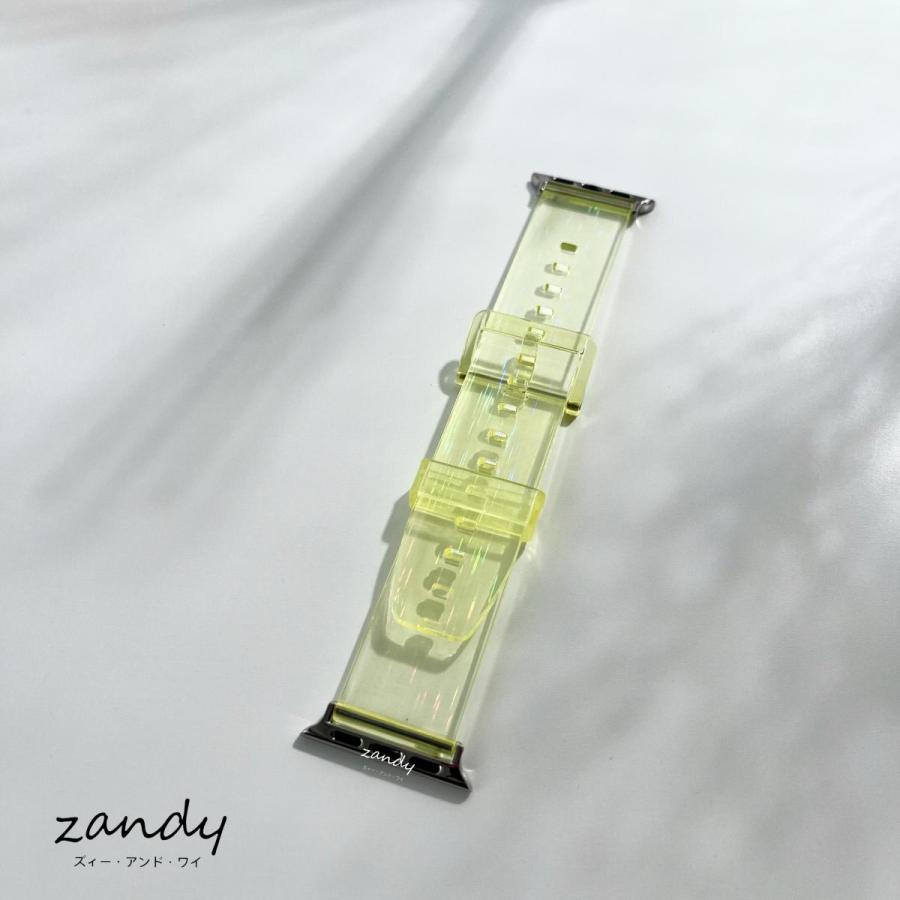 アップルウォッチ バンド クリアオーロラ ベルト Apple Watch series7 SE 6 5 4 3 2 1対応 38mm 40mm 41mm 42mm 44mm 45mm 透明 シンプル おしゃれ |  | 05