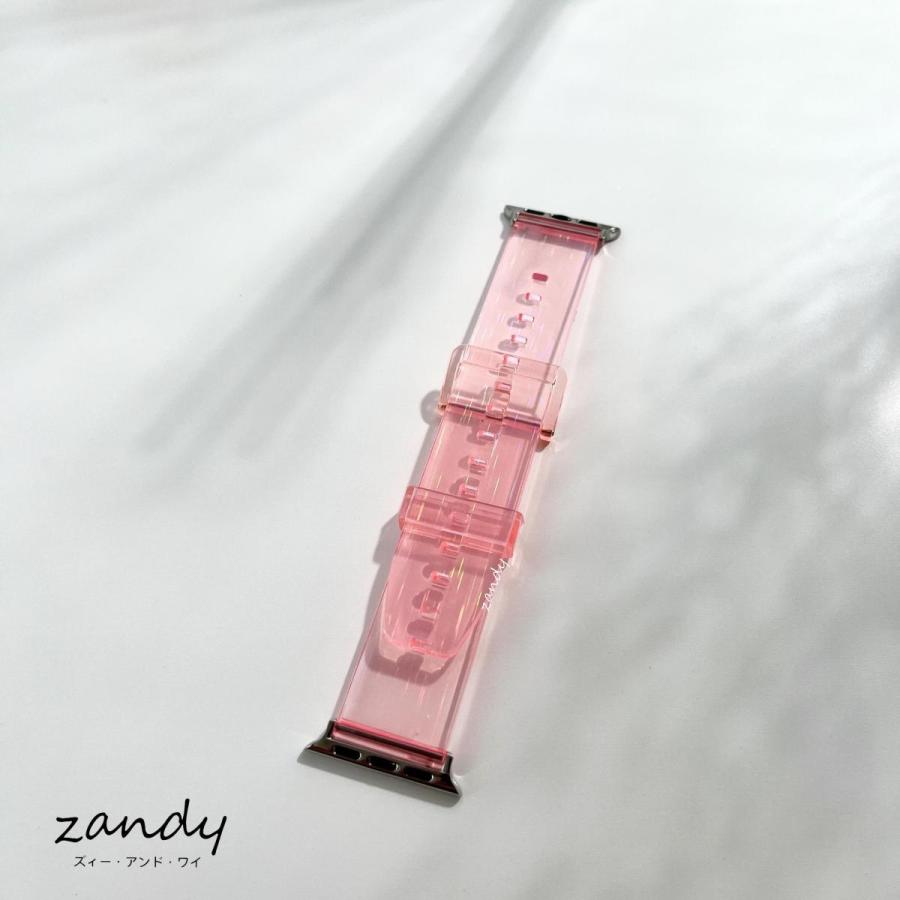 アップルウォッチ バンド クリアオーロラ ベルト Apple Watch series7 SE 6 5 4 3 2 1対応 38mm 40mm 41mm 42mm 44mm 45mm 透明 シンプル おしゃれ |  | 09