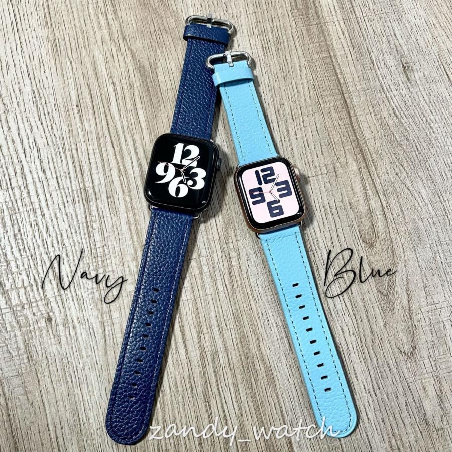 アップルウォッチ バンド レザー ベルト 本革 Apple Watch series8 7 SE 6 5 4 3 2 1 おしゃれ レディース メンズ 38mm 40mm 41mm 42mm 44mm 45mm対応 |  | 04