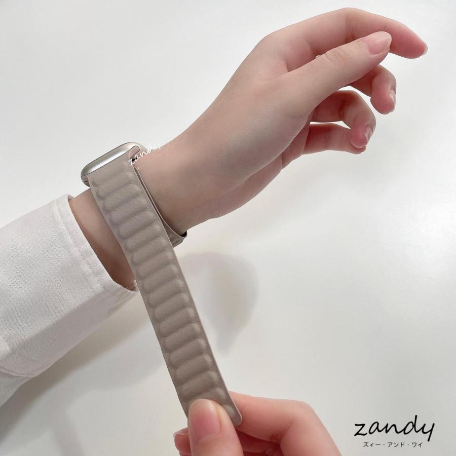 アップルウォッチ バンド レザー ベルト 新型レザーループ Apple Watch series8 7 SE 6 5 4 3 2 1 おしゃれ 皮革 38 40mm 41mm 42 44 45mm ビジネス カジュアル |  | 03