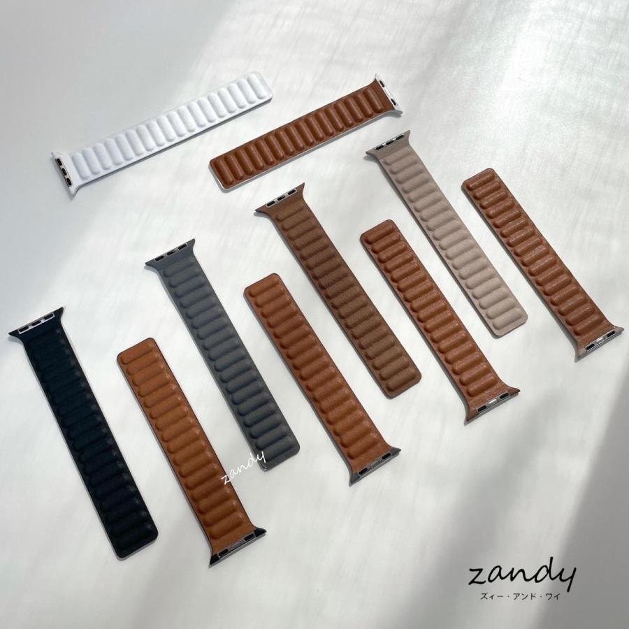 アップルウォッチ バンド レザー ベルト 新型レザーループ Apple Watch series8 7 SE 6 5 4 3 2 1 おしゃれ 皮革 38 40mm 41mm 42 44 45mm ビジネス カジュアル |  | 04