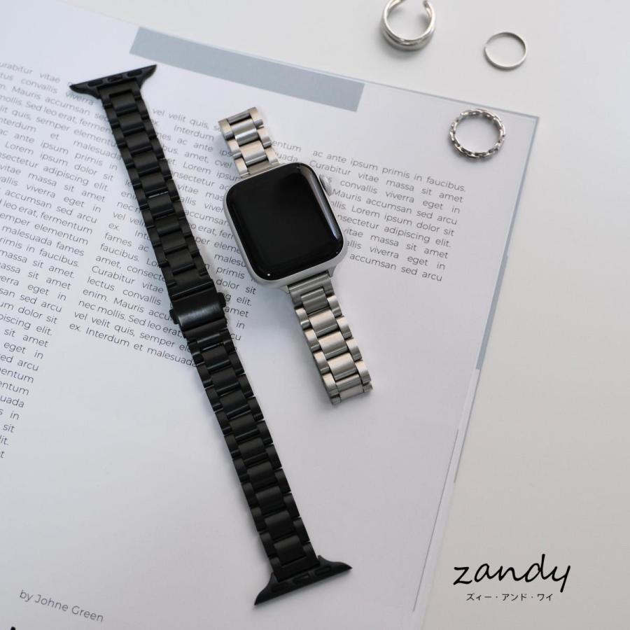 アップルウォッチ バンド マットステンレス ベルト メタル 金属 レディース Apple Watch series7 SE 6 5 4 3 2 1 シンプル 38mm 40mm 41mm 42mm 44mm 45mm |  | 01