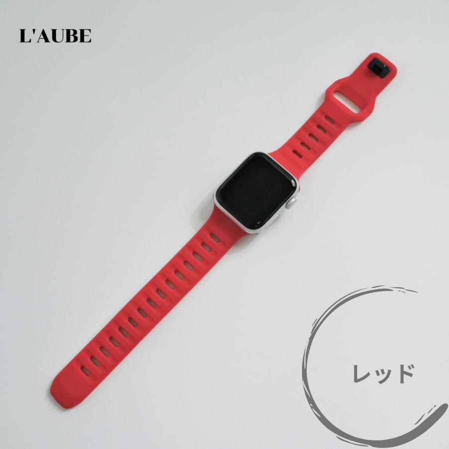 アップルウォッチ バンド ラバー シリコン スポーツ Apple Watch series8 7 SE 6 5 4 3 2 Ultra アップルウォッチベルト 38 40 41 42 44 45 49mm 人気 可愛い |  | 17
