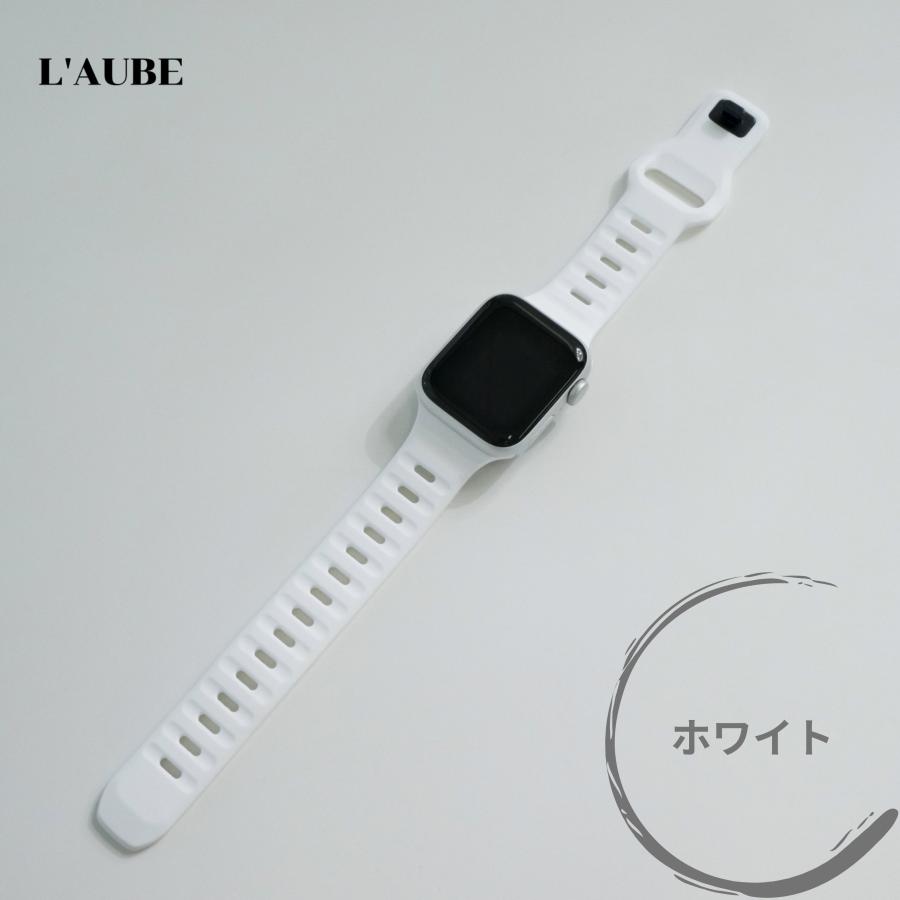 アップルウォッチ バンド ラバー シリコン スポーツ Apple Watch series8 7 SE 6 5 4 3 2 Ultra アップルウォッチベルト 38 40 41 42 44 45 49mm 人気 可愛い |  | 05