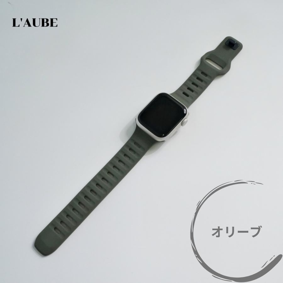 アップルウォッチ バンド ラバー シリコン スポーツ Apple Watch series8 7 SE 6 5 4 3 2 Ultra アップルウォッチベルト 38 40 41 42 44 45 49mm 人気 可愛い |  | 08