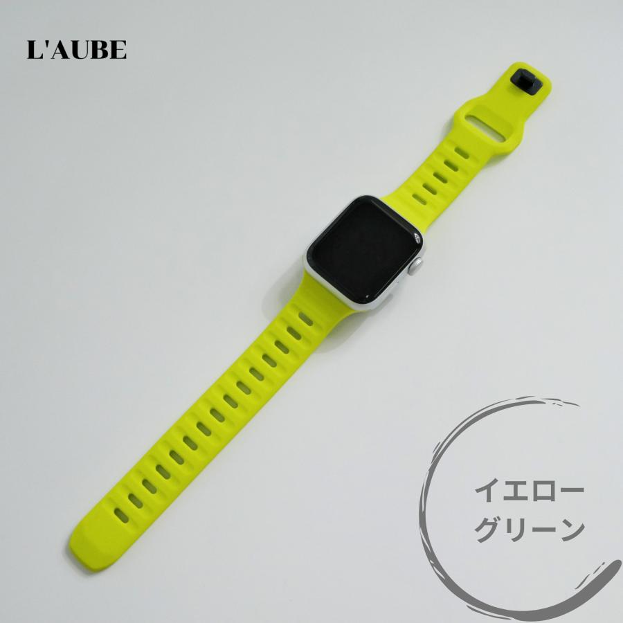 アップルウォッチ バンド ラバー シリコン スポーツ Apple Watch series8 7 SE 6 5 4 3 2 Ultra アップルウォッチベルト 38 40 41 42 44 45 49mm 人気 可愛い |  | 11