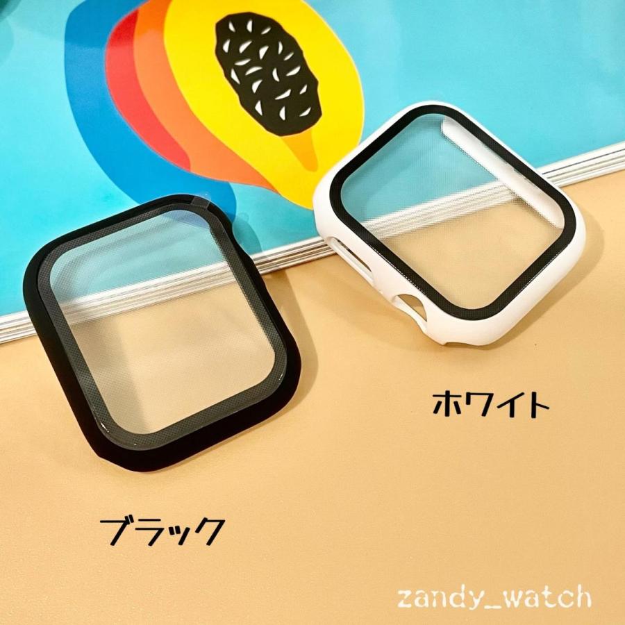 アップルウォッチ ケース カバー フル マットハードケース 全面保護 ガラスフィルム Apple Watch series8 7 SE 6 5 4 3 2 対応 38mm 40mm 41mm 42mm 44mm 45mm |  | 03