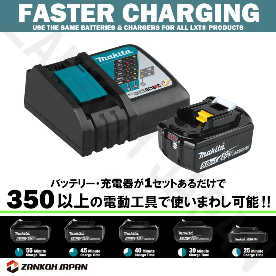 マキタ バッテリー 充電器 セット 18V 純正 BL1830B ＆ DC18RC MAKITA