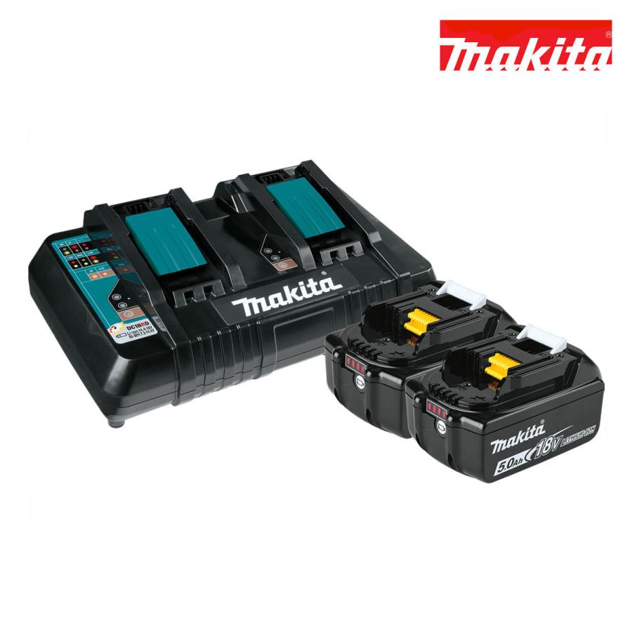 マキタ バッテリー 充電器 セット 18V 純正 BL1850B 2個 ＆ DC18RD MAKITA 5.0Ah リチウムイオン 残容量表示  自己故障診断機能 2口同時 急速充電器 USB接続可能 : bl1850dc18rd-2 : 電動工具・雑貨販売 ZANKOH JAPAN - 通販  -