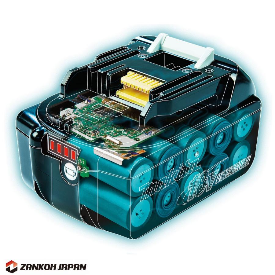 マキタ バッテリー 充電器 セット 18V 純正 BL1850B ＆ DC18SD MAKITA 5.0Ah リチウムイオン 残容量表示 自己故障診断機能 静音充電器｜zankoh-japan｜15