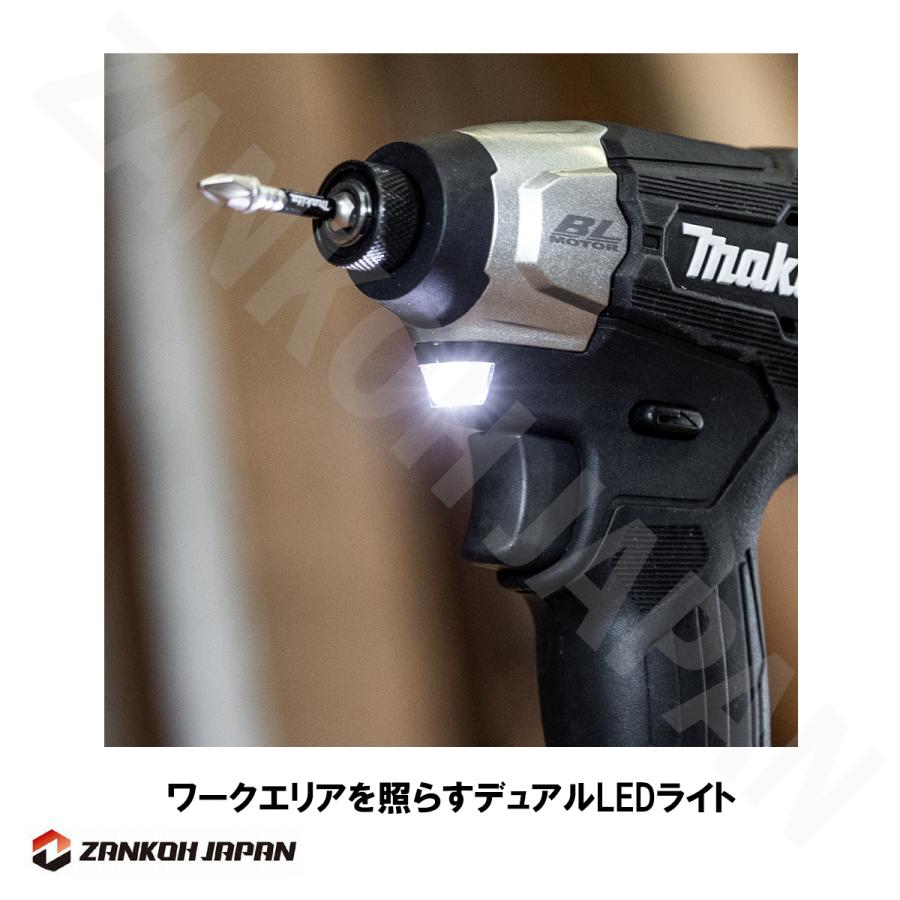 国内仕様 TD157D 同等品 インパクトドライバー マキタ ブラシレスモーター 18V MAKITA XDT18ZB 黒 純正品 本体のみ パワービットプレゼント アウトレット｜zankoh-japan｜14