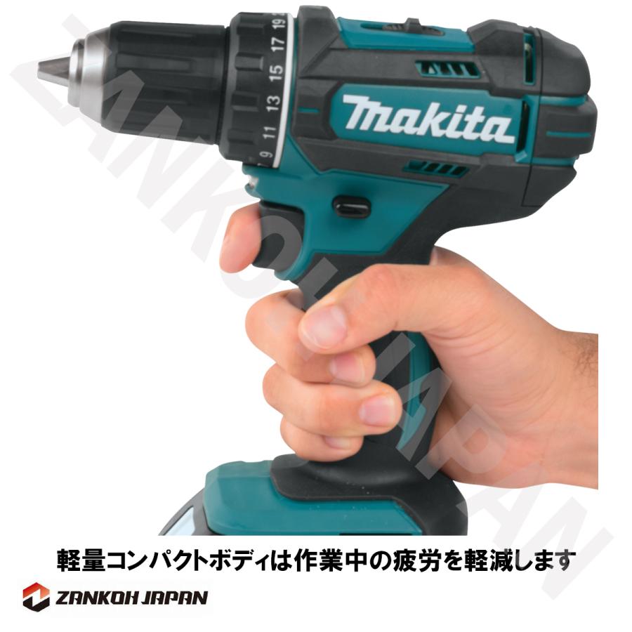 マキタ ドリル ドライバー 18V 充電式 MAKITA XFD10Z 青 純正 本体のみ パワービットプレゼント アウトレット｜zankoh-japan｜16