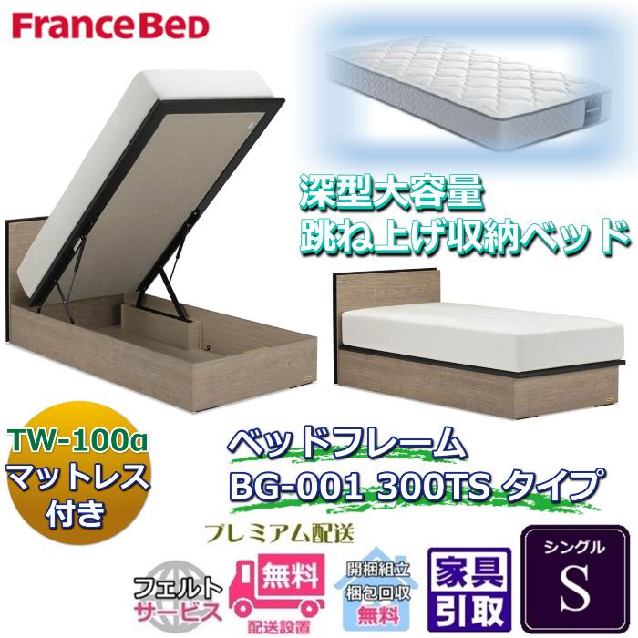 フランスベッド（FRANCEBED） ベッドフレームマットレスセット BG-001 