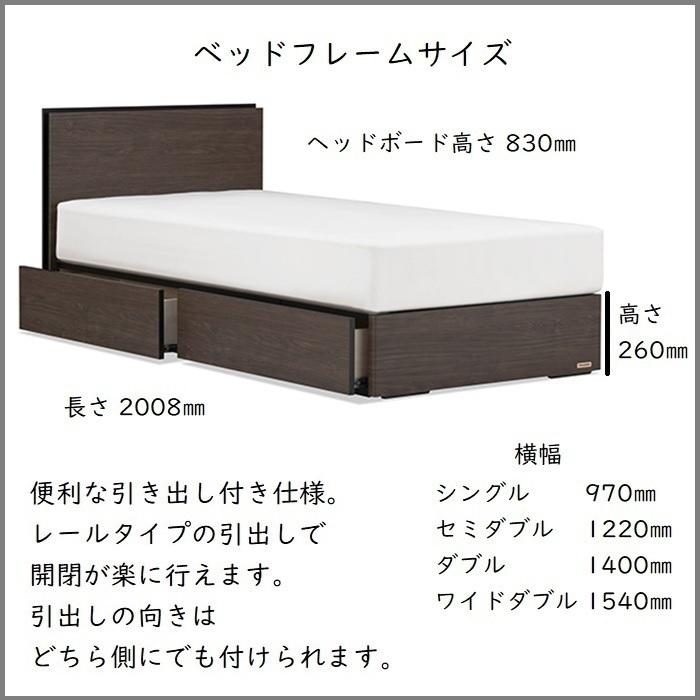 フランスベッド（FRANCEBED） ベッドフレームマットレスセット BG-002