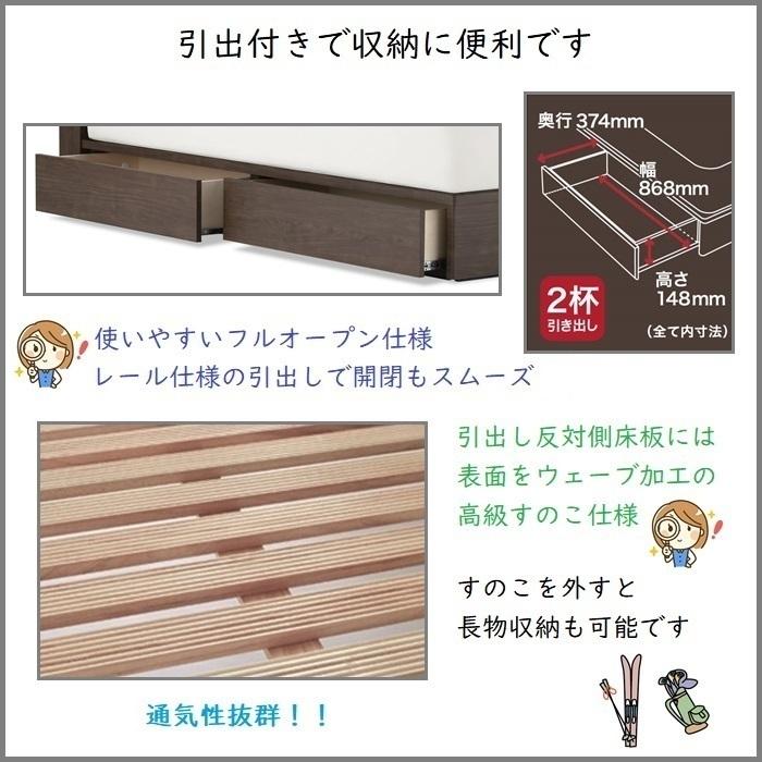 フランスベッド（FRANCEBED） ベッドフレーム DL-C103 引き出しタイプ
