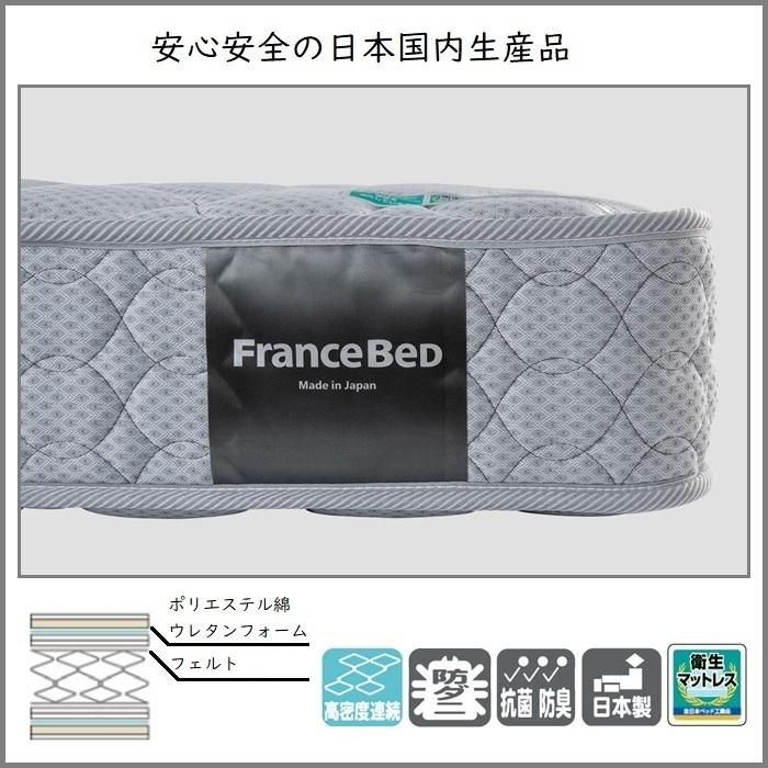フランスベッド お得なベッドセット エディ セミダブル 【送料・開梱組立設置無料】TW-010α付き 人気マットレスとフレームEY-01Fのセット販売商品_5