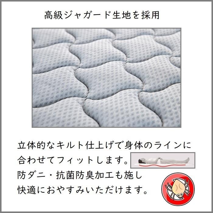 フランスベッド お得なベッドセット エディ セミダブル 【送料・開梱組立設置無料】TW-010α付き 人気マットレスとフレームEY-01Fのセット販売商品_6