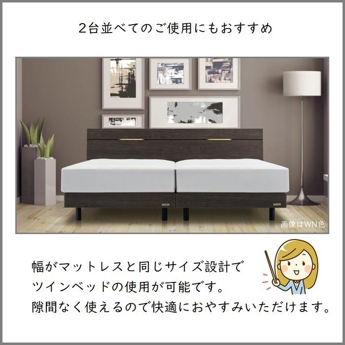 フランスベッド（FRANCEBED） 脚付きベッドフレーム エディ セミダブル