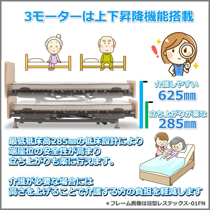 フランスベッド（FRANCEBED） 電動リクライニングベッド レステックス
