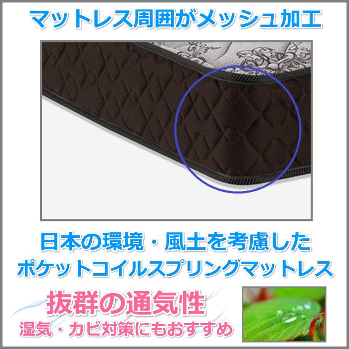東京ベッド　マットレス 5.5クラシック800 ハード セミダブルサイズ 【送料・搬入開梱設置無料】 しっかり硬めな寝心地_5