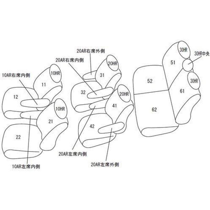 クラッツィオ　シートカバー　ステップワゴン　ハイブリット　EH-2525　Clazzio　ブラック　ジュニア　RP1
