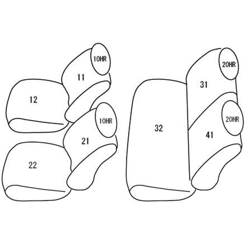 クラッツィオ　シートカバー　ジムニー　シエラ　ブラウン×アイボリ　ジムニー　H30　ダイヤ　Clazzio　JB74W　7~　JB64W