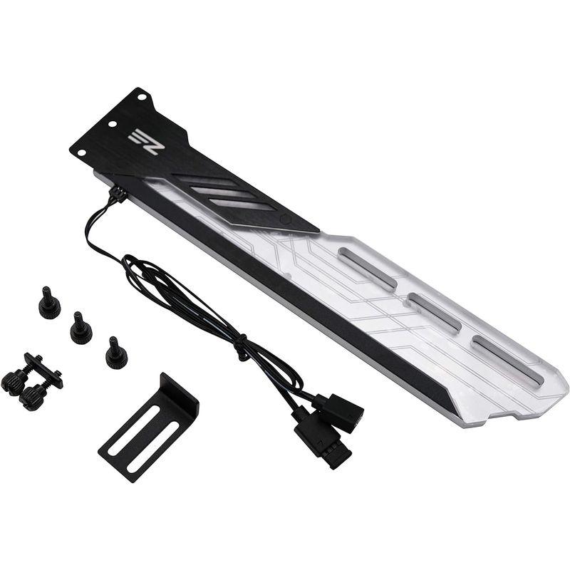 EZDIYFAB 自動 RGB GPUホルダーカラフルなRGBグラフィックカード、 汎用ビデオカードホルダー GPUブレースサポート、グラ