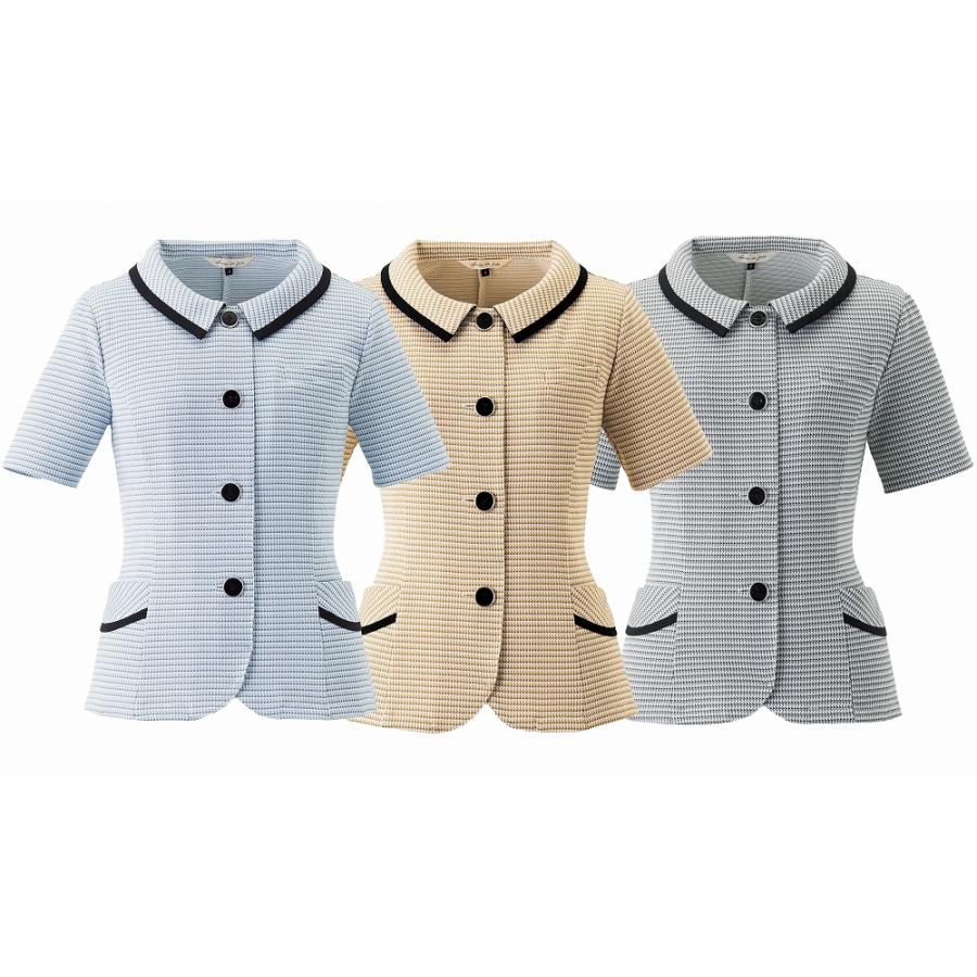 【取り寄せ】enjoie アンジョア オーバーブラウス 26670 (ZQ064) 21〜25号 春夏 2025Spring ...