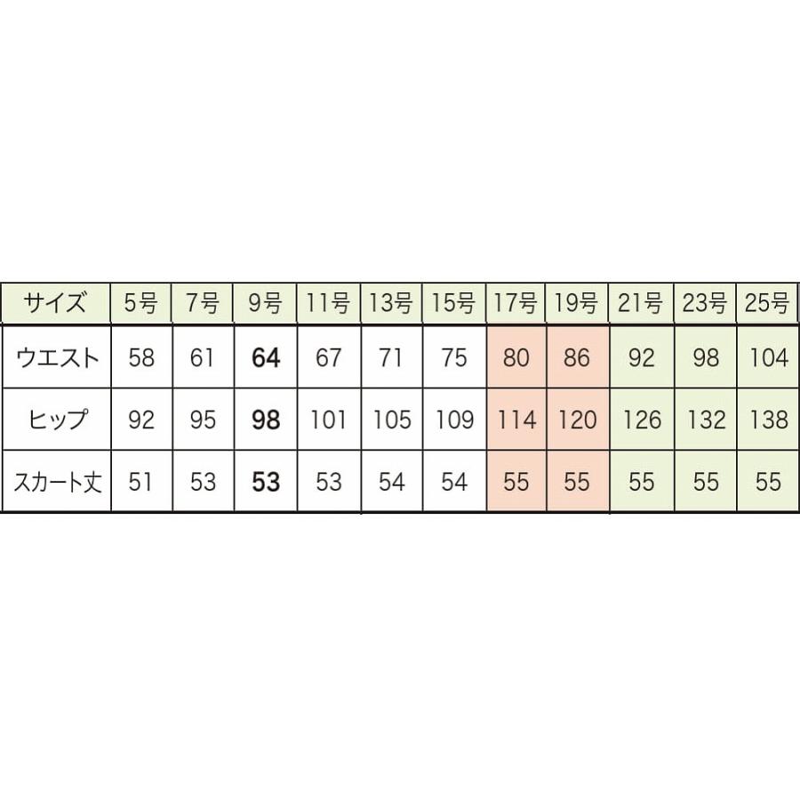 取り寄せ】enjoie アンジョア フレアースカート 56463 (ZQ113) 21〜25