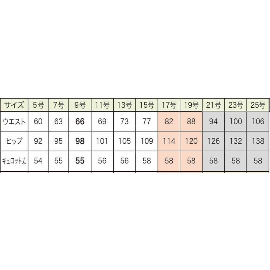 取り寄せ】enjoie アンジョア ラップキュロット 71875 (ZQ160) 17・19