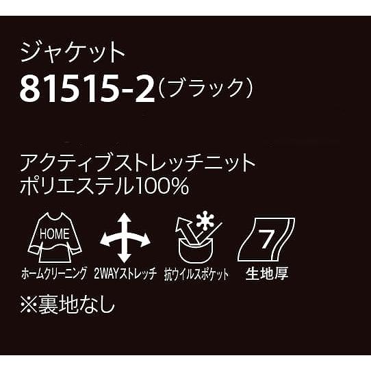 【取り寄せ】enjoie アンジョア ジャケット 81515 (ZQ176) 17・19号 オールシーズン 2025Spring ...