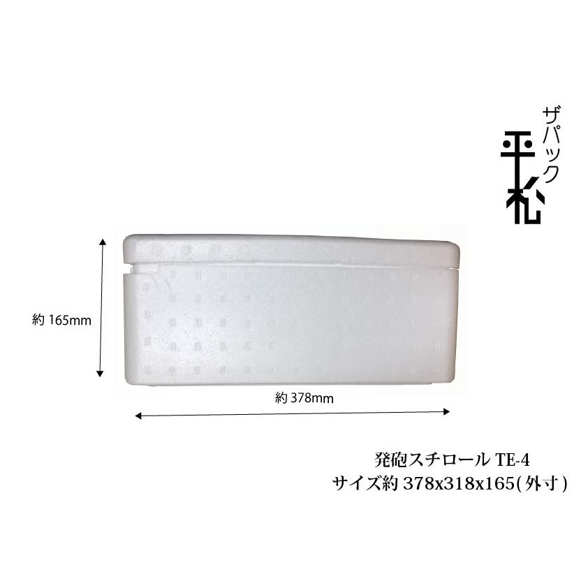 発泡スチロール TE-4 白 サイズ約378x318x165 トーホー工業
