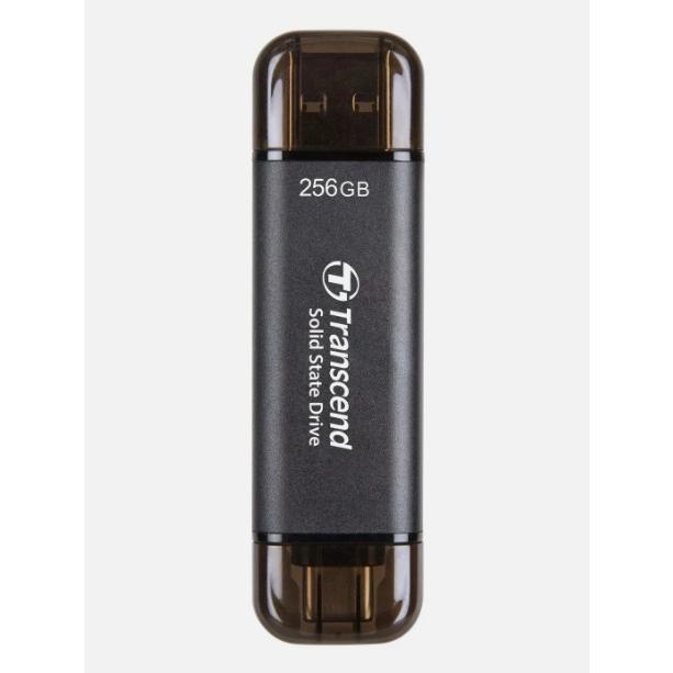 トランセンド ポータブルSSD 256GB Type-A/Type-C 両対応 Transcend 256GB ポータブルSSD ESD310C USB TypeA TypeC : ジョイ