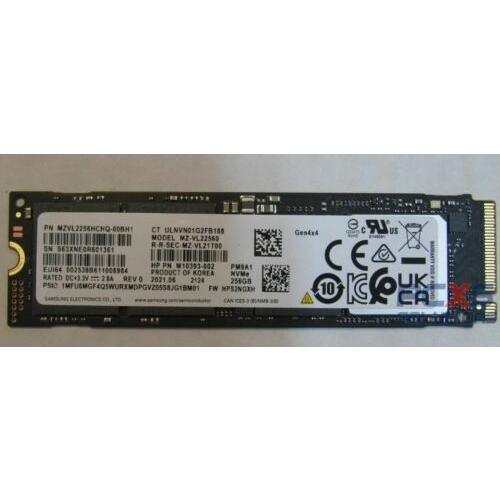 HP SPS SSD 256GB M2 2280 SS PCIe3X4 NVME TLC - Eliteone 800 HP SPS SSD 256GB M2 2280 SS PCIe3X4 NVME TLC - Eliteone 800