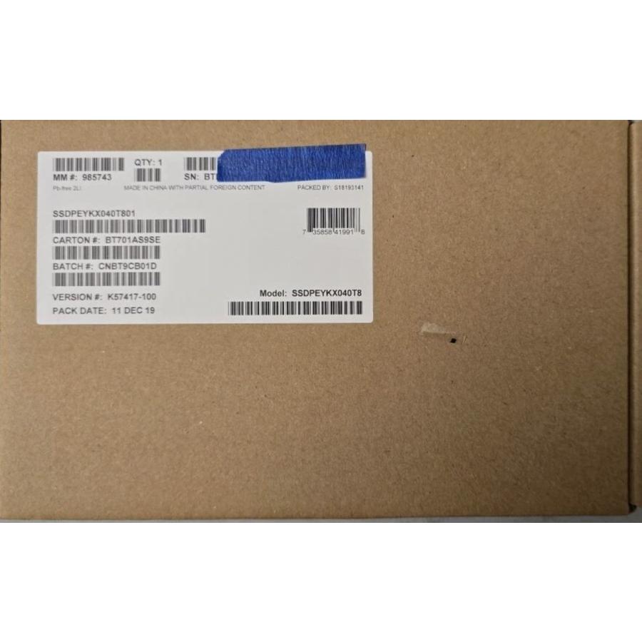 1年保証】INTEL SSDPEYKX040T8 SSD DC P4511 SERIES 4TB U.2 NVMe PCIe 
