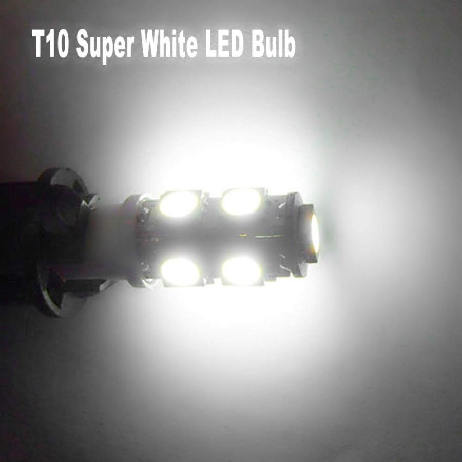 T10 Car RV LED Bulbs 定休日以外毎日出荷中 入園入学祝い - MuHize Super 12V 2 DC 10SMD 6000K Bright White